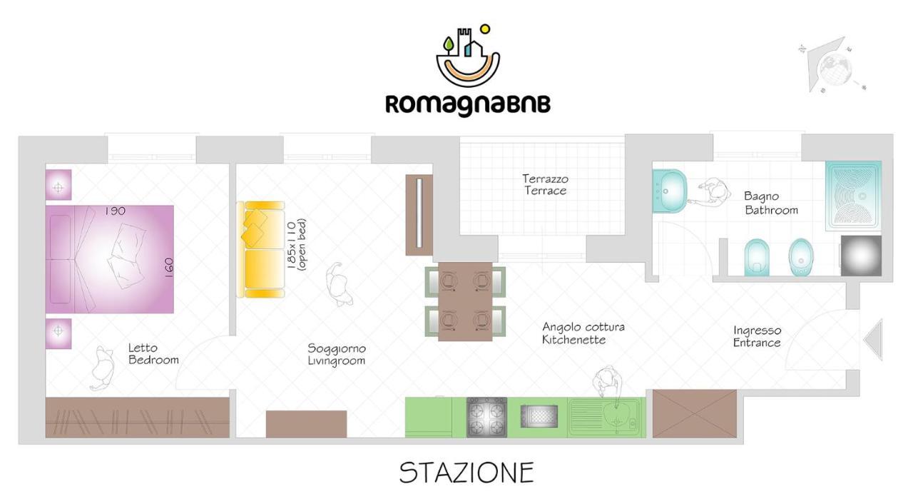 Romagnabnb Stazione Apartment Forli Exterior photo